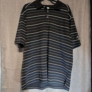 Callaway‎ Black Stripped Polo Shirt XL